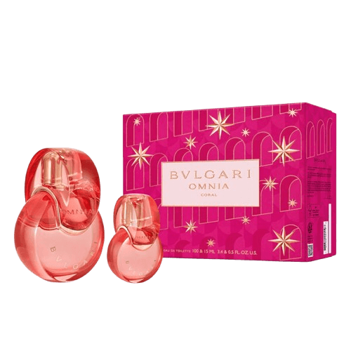 סט בושם לאישה 100+15  מ"ל | Bvlgari Omnia Coral | או דה טואלט E.D.T