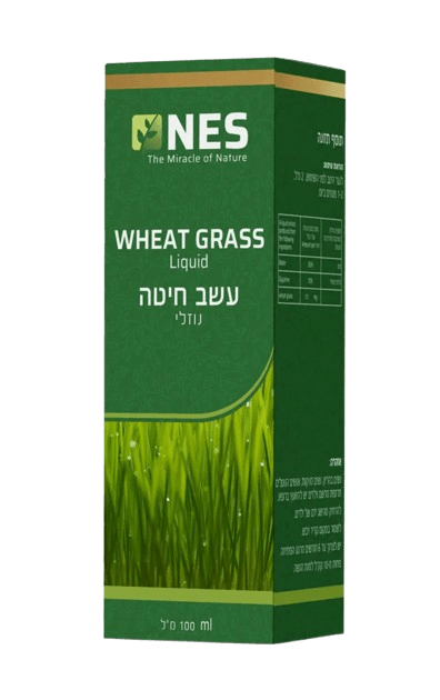 עשב חיטה -  Wheat grass נוזלי מכיל 100 מ"ל מבית נס NES