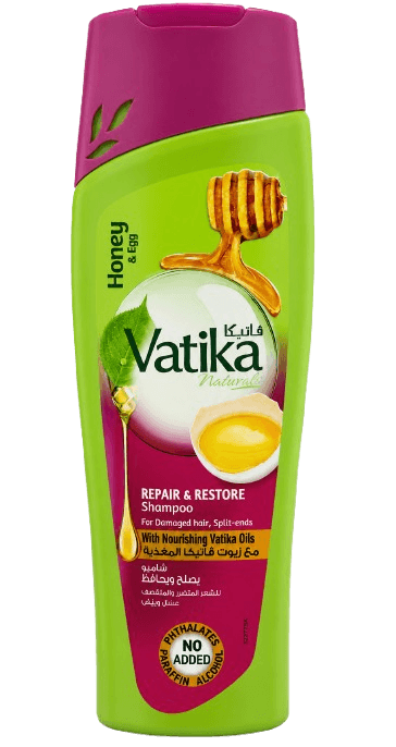 שמפו בתוספת ביצים ודבש | מכיל 400 מ"ל | וטיקה - VATIKA