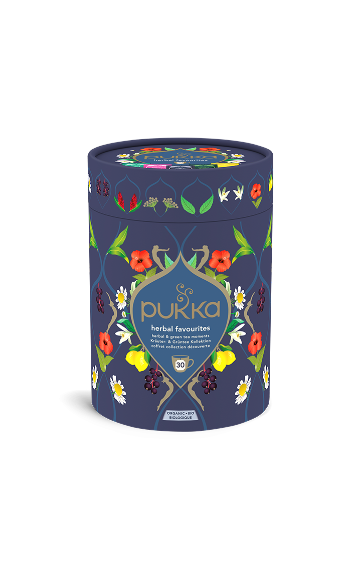 Herbal Favourites Tea Collection 30 bags מארז מבחר חליטות הצמחים האהובים | Pukka