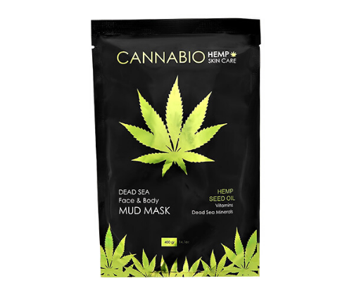 Cannabio מסכת בוץ לפנים ולגוף משמן קנבוס לכל סוגי העור סי אוף ספא | Sea Of Spa