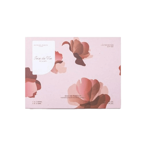סט בושם לאישה 100 מ"ל + 10*3 מ"ל | Michael Malul Joie De Vie Blush | או דה פרפיום E.D.P