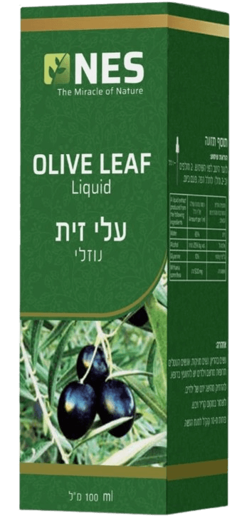 עלי זית | נוזלי | 100 מ"ל | NESS | OLIVE LEAF | Liquid