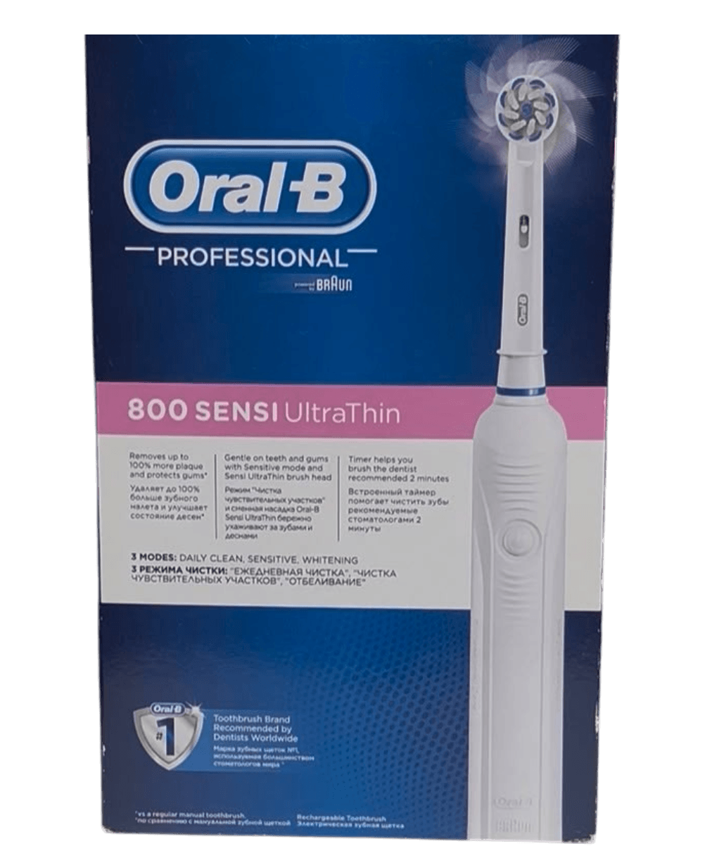מברשת שיניים נטענת | מברשת שיניים למבוגרים | Oral-B 800 SENSI UltraThin