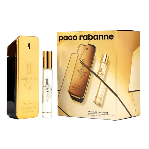 סט בושם לגבר 100+20 מ"ל | Set Paco Rabanne 1 One Million | או דה טואלט E.D.T