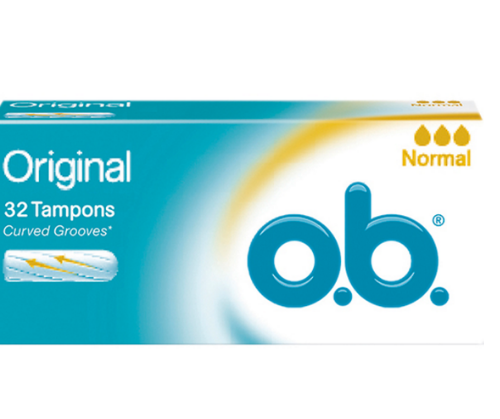 טמפון o.b. Original נורמל 32 יחידות - הגנה אמינה
