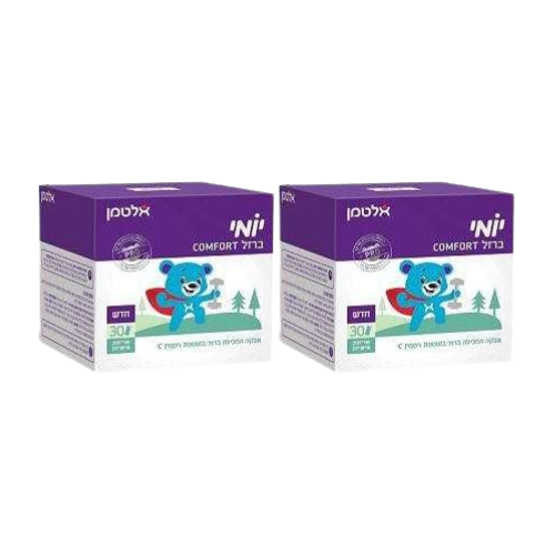 יומי ברזל COMFORT (קומפורט) - 30 אריזות אישיות המכילות אבקה המכילה ברזל בתוספת ויטמין C - מבית אלטמן - אריזת זוג