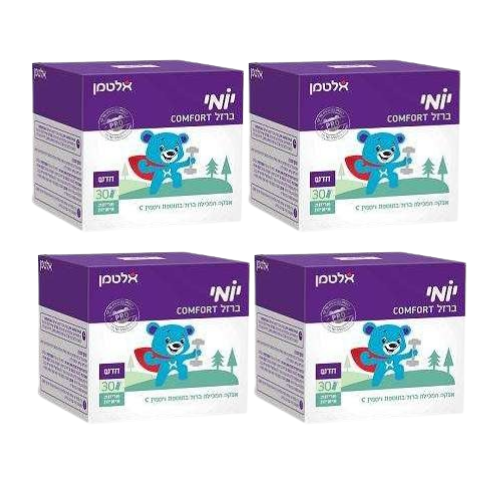 יומי ברזל COMFORT (קומפורט) - 30 אריזות אישיות המכילות אבקה המכילה ברזל בתוספת ויטמין C - מבית אלטמן - אריזת רביעיה