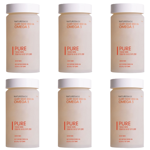מבצע שישיה | אומגה 3 | משמן מרווה מרושתת | מכיל 540 כמוסות | נייטשרסייג