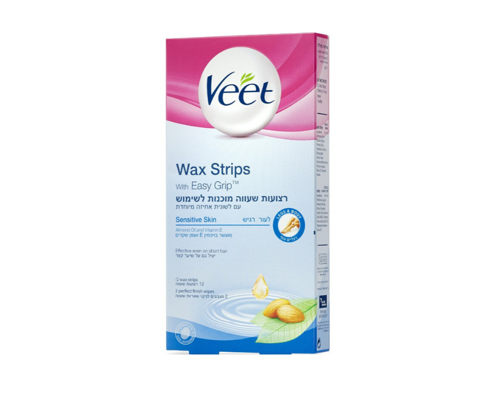 VEET - 12 רצועות שעווה מוכנות לשימוש