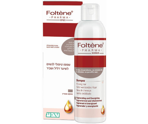 שמפו טיפולי לנשים לשיער דליל ושביר | FOLTENE PHARMA