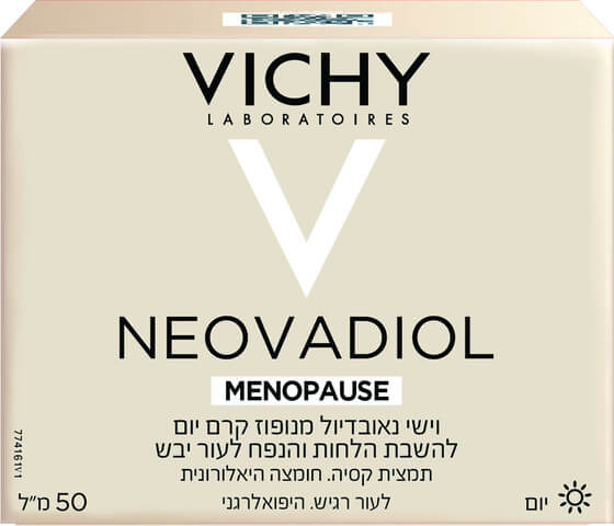 קרם יום נאובדיול MENOPAUSE | מסייע להשבת הלחות והנפח לעור יבש | מכיל 50 מ"ל | NEOVADIOL |
