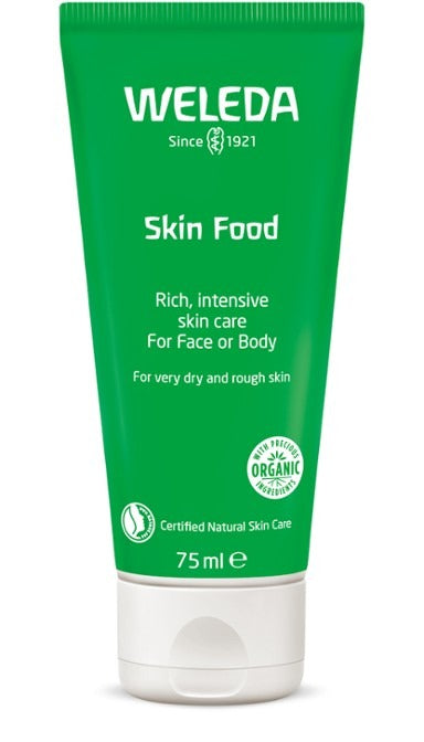 קרם skin food הזנה טיפוח וריכוך לעור יבש - 75 מ"ל | וולדה weleda