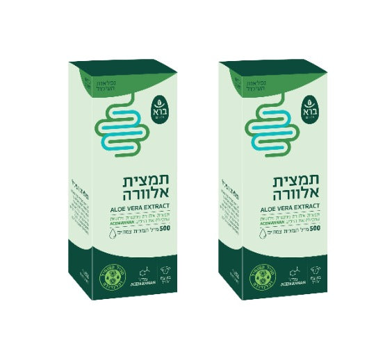 תמצית אלוורה ברא צמחים 500 מ"ל | מבצע זוגי |
