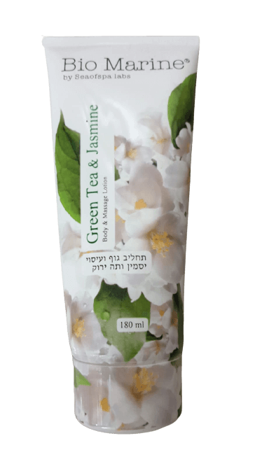 קרם גוף ועיסוי טי ירוק וג'סמין - ביו מארין