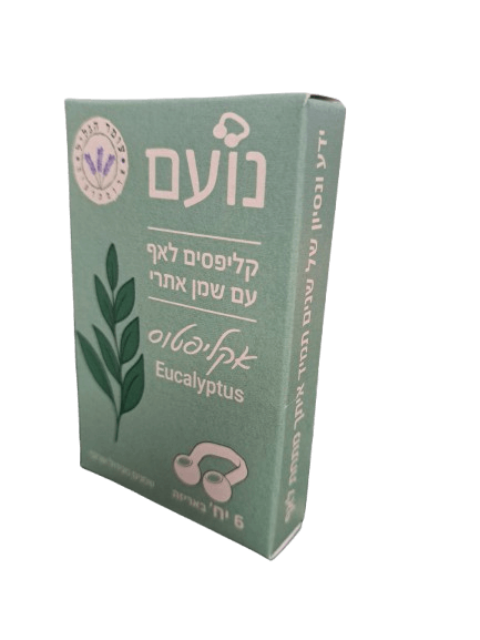 נועם |  קליפס לאף עם שמן אתרי | אקליפטוס | 6 יחידות | עומר הגליל