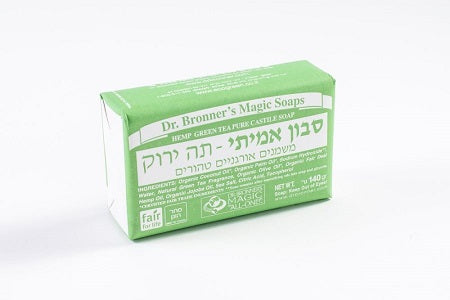 סבון ד"ר ברונר בניחוח תה ירוק - 140 גרם
