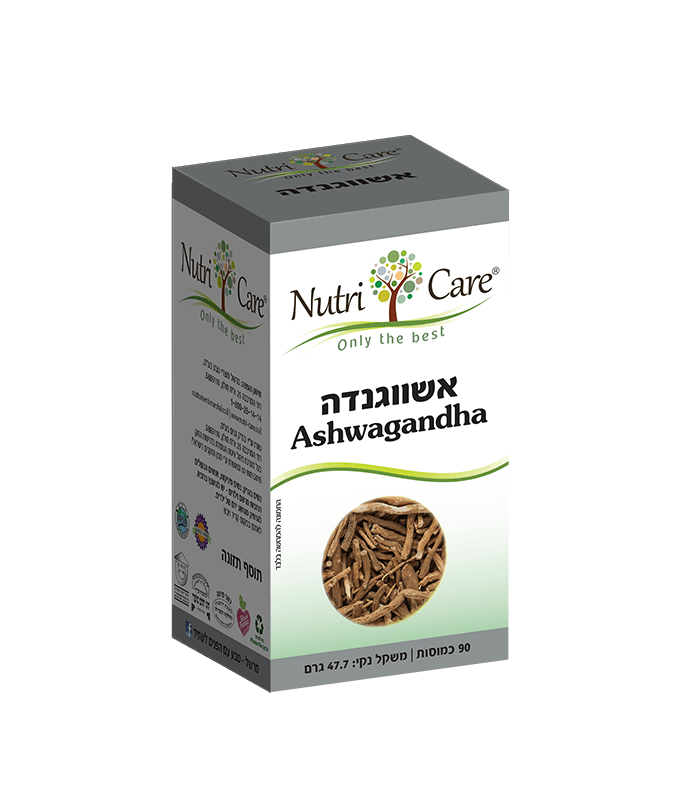 אשווגנדה (Ashwagandha) - 90 כמוסות - מבית נוטרי קר