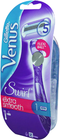 סכין גילוח | ונוס 5 | עם ידית אחיזה