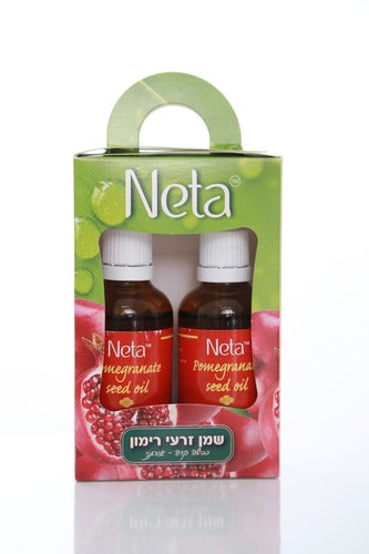מארז זוגי שמן זרעי רימון אורגני מבית נטע - 50 מ"ל לבקבוק
