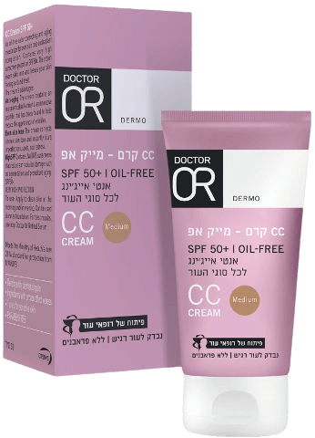 דוקטור עור | CC קרם מייקאפ בגוון מדיום | 50מ"ל | SPF50+