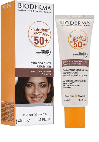 ביודרמה | 40מ"ל | להגנה גבוה מאוד מפני השמש | פוטודרם ספוט | +SPF50
