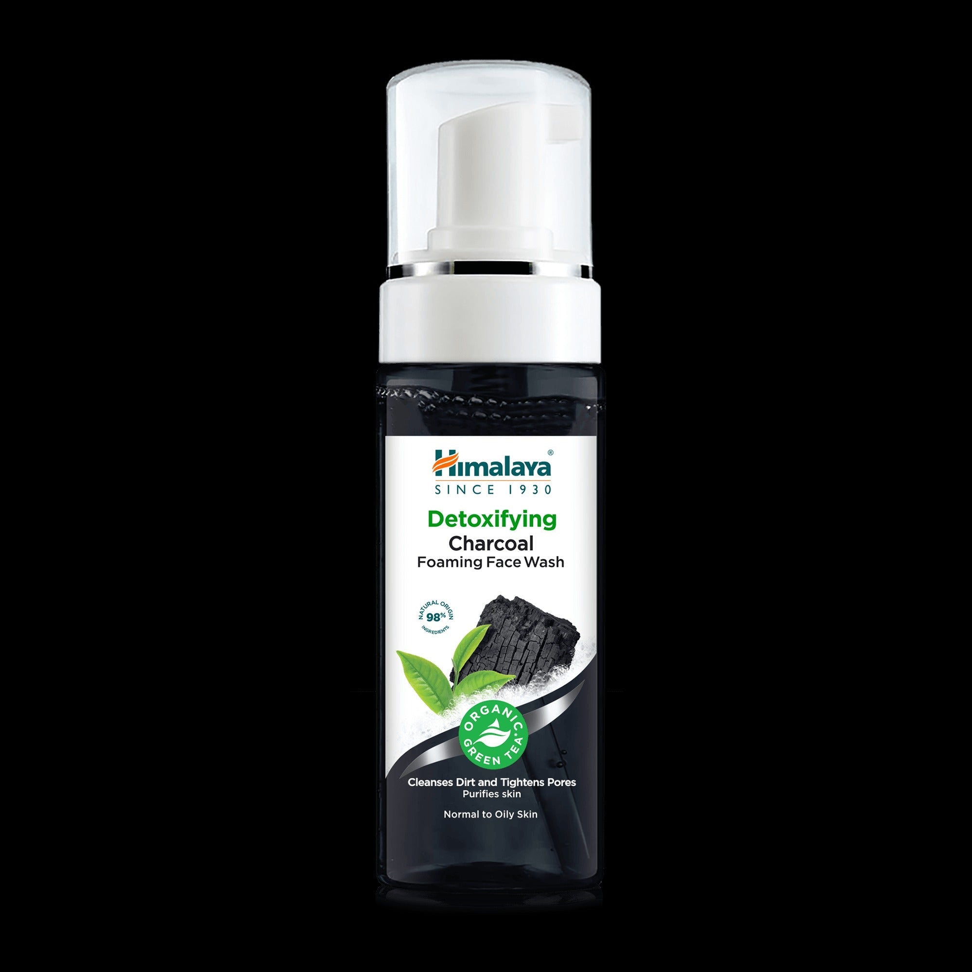 תרחיץ פנים | מקציף | לניקוי עמוק | על בסיס פחם | הימלאיה | מכיל 150 מ"ל