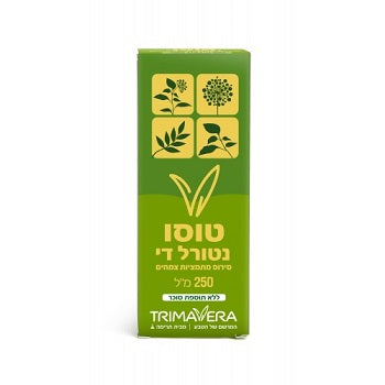 טוסו די סירופ מתמציות צמחים ללא תוספת סוכר - 250 מ"ל
