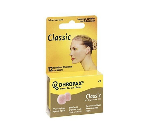 אטמי אוזניים משעווה - 12 אטמים .