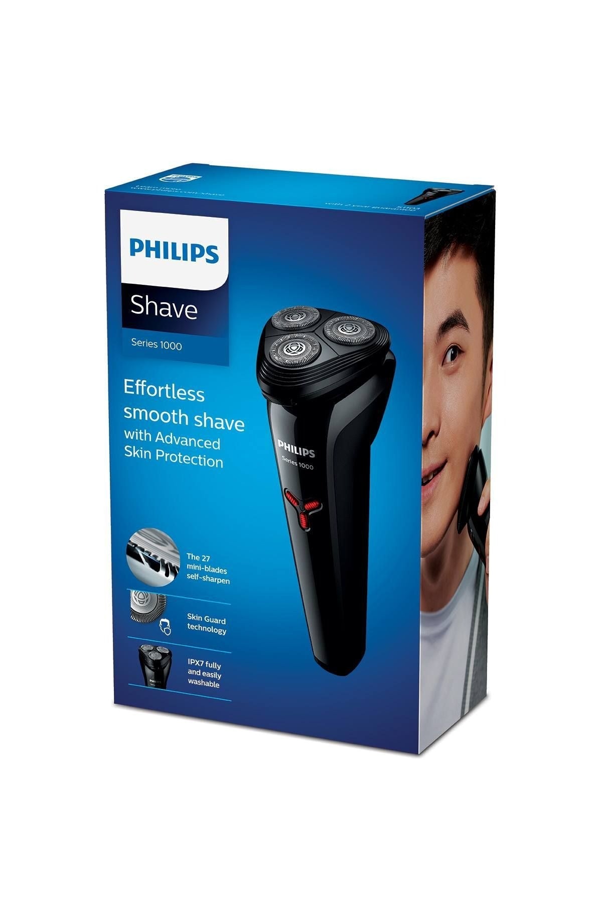 מכונת גילוח | נטענת | פיליפס | S1000 | יבש ורטוב