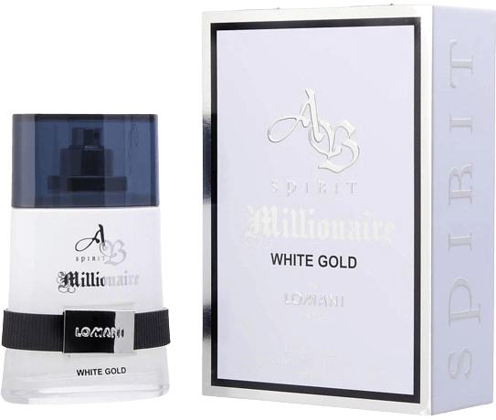 בושם לגבר 100 מ"ל | Lomani AB Spirit Millionaire White Gold | או דה פרפיום E.D.P