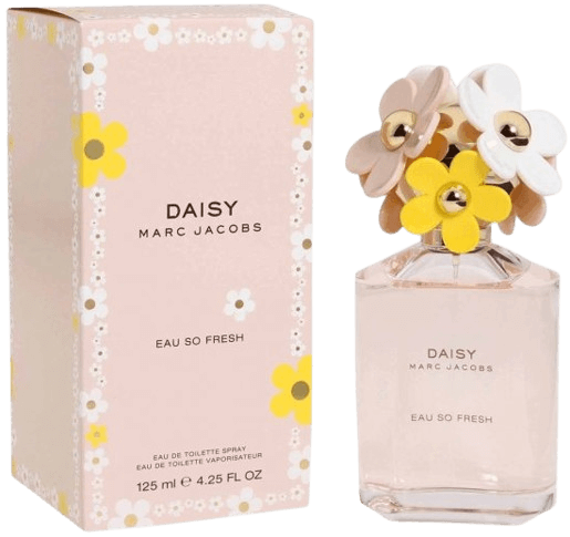 בושם לאישה 125 מ"ל | Marc Jacobs Daisy Eau So Fresh | או דה טואלט E.D.T