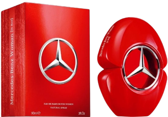 בושם לאישה 90 מ"ל | Mercedes-Benz Woman In Red | או דה פרפיום E.D.P