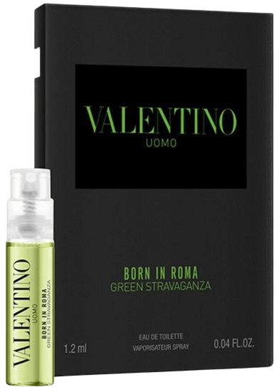 דוגמית בושם לגבר 1.2 מ"ל | Valentino Uomo Born In Roma Green Stravaganza | או דה טואלט E.D.T