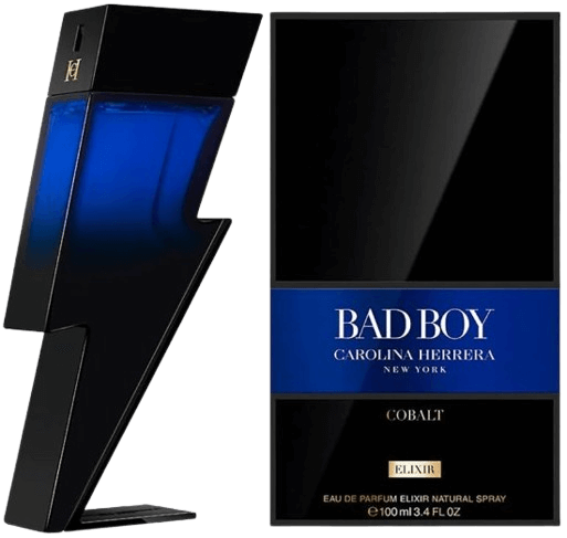 בושם לגבר 100 מ"ל | Carolina Herrera Bad Boy Cobalt Elixir | או דה פרפיום E.D.P