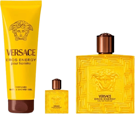סט בושם לגבר 100+5 מ"ל + גל רחצה 150 מ"ל | Versace Eros Energy | או דה פרפיום E.D.P