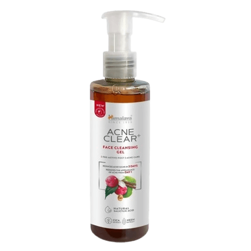 ג'ל ניקוי לפנים מסידרת +Acne Clear | מכיל 200 מ"ל | הימלאיה - HIMALAYA