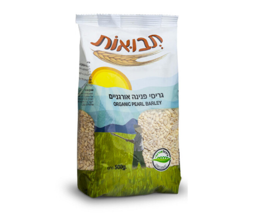 תבואות - גריסי פנינה אורגניים - 500 גרם