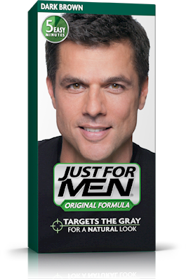 צבע לשיער לגבר H-45 שחור חום כהה