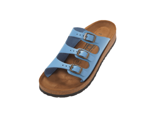סנדל אורטופדי בעל שלוש רצועות | צבע כחול | אוריאל | URIEL