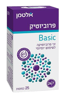 פרוביוטיק basic - זני פרוביוטיקה לשימוש יומיומי - 25 כמוסות | אלטמן אלטמן | ALTMAN