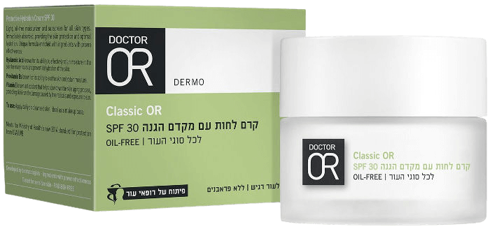 ד"ר עור | קרם לחות עם מקדם הגנה | 50מ"ל | SPF30