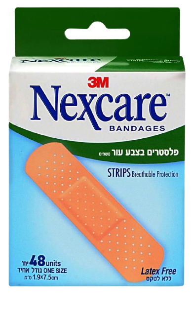נקסקר | פלסטרים | נושמים ועמידים במים | 48 יחידות