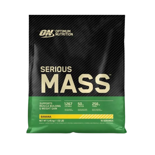 גיינר | בטעם בננה | Serious Mass | סיריוס מאס | מכיל 5.45 ק"ג |