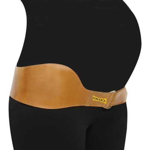 חגורת אגן להפחתת כאבי גב תחתון, תמיכה במותניים וייצוב מפרק העצה והכסל | מסייע ל - SIMFISIS PUBIS | עשוי מעור | מידה L אוריאל | URIEL
