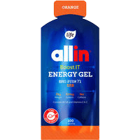 ג'ל אנרגיה בטעם תפוז - 117 מ"ל | 24 יחידות אול-אין | ALLIN