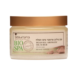 dead sea aromatic oil scrub | שמן פילינג ארומטי מים המלח |  מכיל 350 מ"ל | 