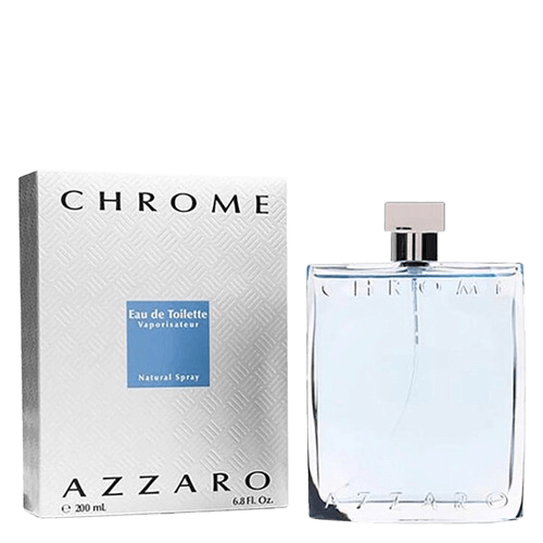 בושם לגבר 200 מ"ל | Azzaro Chrome | או דה טואלט E.D.T