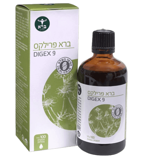 ברא פרילקס | Bara Free-LX | מכיל 100 מ"ל תמצית צמחים | DIGEX 9 | כשר | Vegan Friendly | תוסף תזונה |