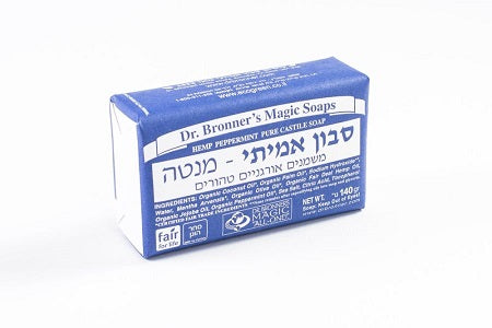 סבון ד"ר ברונר בניחוח מנטה - 140 גרם
